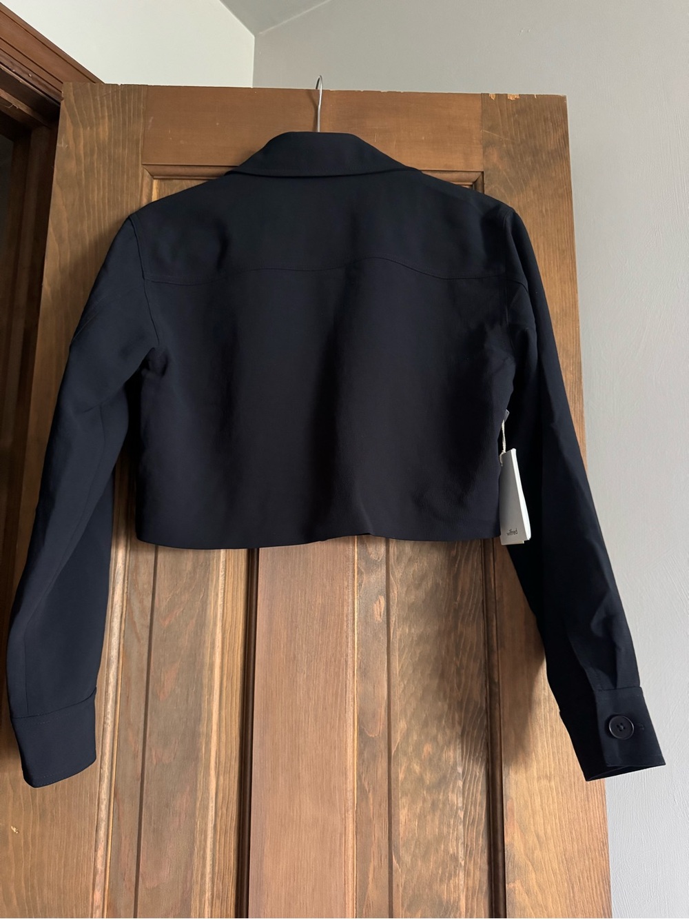 Aritzia Wilfred Little Cropped Jacket - Crepette™ in Black - Picture 6 of 6